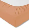 Estella Zwirn-Jersey Spannlaken 200x200cm, Farbe apricot Produktbild-Vorschau 2