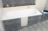 ECOLAM Badewanne Wanne Rechteck Bona Design Acryl weiß Produktbild-Vorschau 1