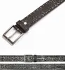 Herren Gürtel Männergürtel Jeansgürtel Schwarz 95 cm Produktbild-Vorschau 3