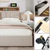 A bedroom scene with a bed and nightstand, along with close-up shots of product features. Anteprima dell’immagine prodotto