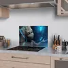 DEQORI Küchenrückwand Glas 60x40 cm 'Niedlicher Baby Groot' Produktbild-Vorschau 2