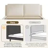 Letto imbottito Flieks, 180x200 cm, con spazio contenitore, Anteprima dell’immagine prodotto 9