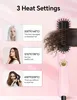 Mini Glättbürste Bürste Glätteisen & Haarbürste 2in1 für Produktbild-Vorschau 3