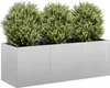 vidaXL Pflanzkübel 120x40x40 cm Verzinkter Stahl Produktbild-Vorschau 2