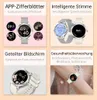 2026 Smartwatch Damen Silber mit HD-Display, Herzfrequenz, Produktbild-Vorschau 10