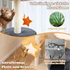 A collage of images showcasing a cat tree with various features and cats interacting with it. Anteprima dell’immagine prodotto