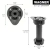 WAGNER Küchenfuß 4tlg. Set - KÜCHEN VERSTELLFUSS - Produktbild-Vorschau 2