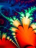PSYWORK Schwarzlicht Bodenbelag Läufer Neon "Fractal Produktbild-Vorschau 3