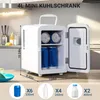 ZMH Mini Kühlschrank 4L Kühlschränke Klein 12V 230 Laufruhe Produktbild-Vorschau 2