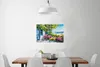 MuchoWow® Poster Malerei - Pflanzen - Blumen - Haus - Öl Produktbild-Vorschau 2