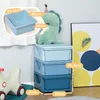 HOMCOM Schubladenschrank für Kinder Spielzeug-Organizer mit Produktbild-Vorschau 3