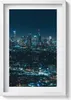 Großes beleuchtetes Stadtpanorama bei Nacht– Wandbild mit Produktbild-Vorschau 1