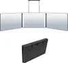 A tri-fold makeup mirror with LED lights and a separate black case. Produktbild-Vorschau