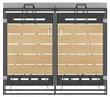 Afvalcontainerbox - 131 x 79 x 116 cm, zwart, staal, Productafbeelding-voorbeeld 12