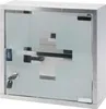 Stříbrná kovová lékařská skříňka 30x30cm Náhled obrázku produktu 1
