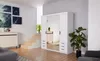 AX LIVING Weiß Kleiderschrank mit Spiegel Storicos 4T6S Produktbild-Vorschau 4