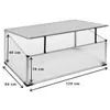 Linder Exclusiv Gewächshaus MC4362 120x80x30/40 cm Produktbild-Vorschau 13