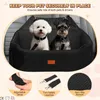 Hundeautositz für mittelgroße/große Hunde, Schwarz Produktbild-Vorschau