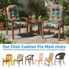 Coussins pour fauteuils à bascule d'extérieur avec sangles, Voir les images du produit 3