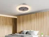 LED Deckenventilator STRALSUND Ø49cm Silber Fernbedienung Produktbild-Vorschau 5