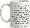 Mr. & Mrs. Panda Kaffeetasse Spruch 101. Geburtstag - Weiß Produktbild-Vorschau 3