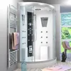Dusche Duschkabine D26-TH-EC-EA Duschtempel Sauna 130x130 Produktbild-Vorschau 3