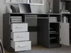 Schreibtisch Delta Anthrazit Weiss 120 Cm 3 Schubladen Produktbild-Vorschau 3