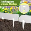 Faziango Rasenkante mit Spitzen Metall 100 x 18 cm 30m Produktbild-Vorschau 3