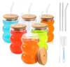 Shendong Set von 6 Gläser mit Deckel und Strohhalmen, Produktbild-Vorschau 1