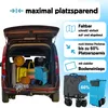 IMLEX Bollerwagen faltbar XXL Handwagen IM-4211 Azurblau Produktbild-Vorschau 5