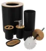 Ruhhy 24636 Bad-Set, 6-teilig, schwarz Produktbild-Vorschau 9
