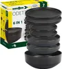 BRUNNER Camping Geschirr Set 4 Personen | Anti-Slip | 6in1 Produktbild-Vorschau 1