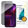 A product shot of a privacy screen protector for a smartphone, displayed alongside its packaging. Podgląd zdjęcia produktu