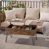 WOLTU Couchtisch, separates verstecktes Ablagefach, Produktbild-Vorschau 4
