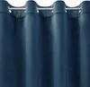 Záves s očkami tmavomodrý 140x250 cm 200 g/m2 moderný Náhľad obrázku produktu 4