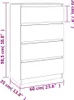 Příborník betonový šedý 60x35x98,5 cm odvozený výrobek ze Náhled obrázku produktu 7