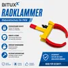 Bituxx® Morsetto per ruote immobilizzatore antifurto Anteprima dell’immagine prodotto 2