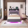 Polsterbett 140x200cm mit USB Steckdose und LED Produktbild-Vorschau 8