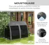 Outsunny Balancelle de jardin convertible 3 places, Voir les images du produit 7