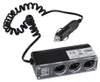 3-miestna zásuvka, 12 V, 2 x USB porty Náhľad obrázku produktu 1