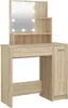 vidaXL Schminktisch mit LED Sonoma-Eiche 86,5x35x136 cm -  Produktbild-Vorschau 12