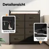 HOKEEPER Kommode, Schrank mit 8 Schubladen aus Stoff, Produktbild-Vorschau 5