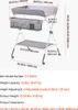 A diagram of a baby changing table with dimensions and specifications. Voir les images du produit