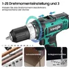 Akumulátorový skrutkovač LCD777-1S, 20V akumulátorový Náhľad obrázku produktu 11