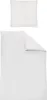 A white pillow and a white duvet cover are laid out on a white background. Produktbild-Vorschau