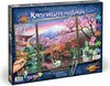 Noris Spiele Pittura per numeri - Fiori di ciliegio in Anteprima dell’immagine prodotto 6