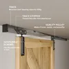 201cm Deckenmontage Schiebetürsystem Komplett-Set Produktbild-Vorschau 4