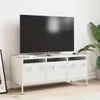 vidaXL TV-Schrank Weiß 101,5x39x43,5 cm Kaltgewalzter Stahl Produktbild-Vorschau 3