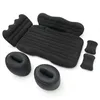 A set of black inflatable car mattresses and pillows arranged on a white background. Podgląd zdjęcia produktu