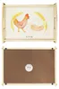 Mr. & Mrs. Panda Servier Tablett Huhn Stolz - Vintage - Produktbild-Vorschau 4